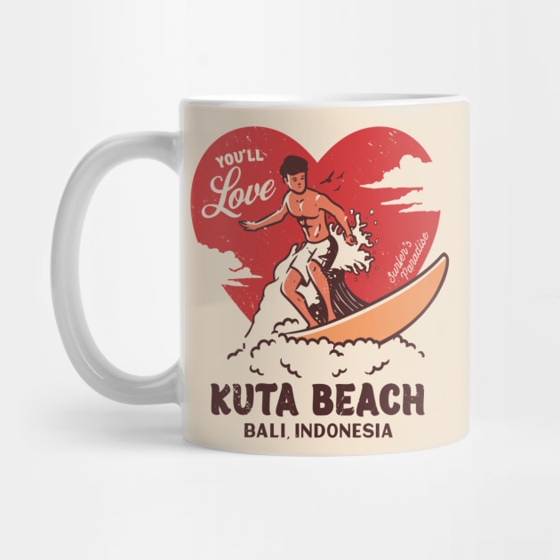 Vintage Surfing You'll Love Kuta Beach, Bali Indonesia // Retro Surfer's Paradise by Now Boarding